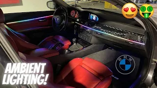 The BEST Ambient Lighting Kit For Your BMW! + Detailed Install