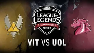 VIT vs. UOL - Week 8 Day 1 | EU LCS Spring Split |  Team Vitality vs. Unicorns of Love (2018)