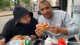 Döner essen in Amsterdam