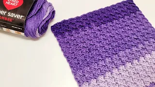 EASY Crochet Stitch For Beginners / Easy Crochet Blankets Crochet Scarfs / Crochet Drop Sedge Stitch