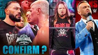 ROMAN Reigns Vs CODY Rhodes At WrestleMania 40 ? The ROCK CANCELLED ? | Nick Aldis Plans, Aj Styles