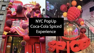 New York City - Spiced Coca-Cola Popup with the Twins #nyc #vlogs (first biking)