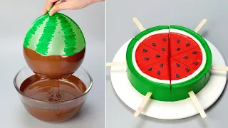 Amazingly WATERMELON Dessert For Fresh Summer 🍉🍉 Delicious Watermelon Cake Decorating Recipes