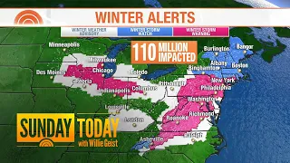 Major Nor’easter Expected To Impact 110 Million With Heavy Snow, Rain, Winds | Sunday TODAY