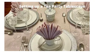 Pure Elegance Tablescapes Episode 24: How to Set Up a Tea Party Table