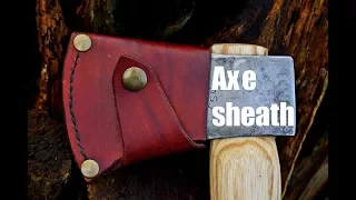 Leatherworking - Axe sheath