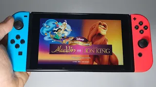 Disney Classic Games: Aladdin and The Lion King Nintendo Switch gameplay