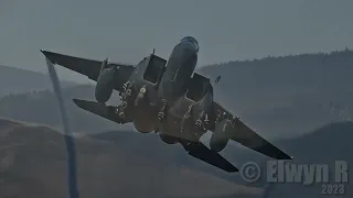 MACH LOOP USAF FLYING LOW!!      F-15 STRIKE EAGLES