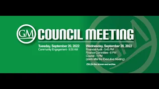 Golf Manor Village Council Financial Audit Committee Meeting - September 28, 2022 @ 5:45 PM