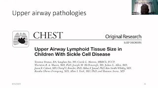 PATS and ERS joint webinar : Sickle Cell Disease and the Lung