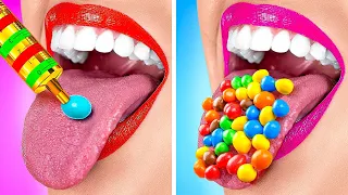 THE BEST SNEAKING CANDIES HACKS AND DIY TRICKS || How To Sneak Food Anywhere You Go By 123 GO! Like