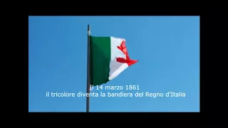 BANDIERA ITALIANA Il 14 marzo anniversario + Inno con testo originale