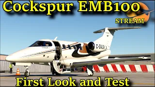 MSFS | Cockspur EMB100 | VIP BUSINESS JET | LESU/LEBG/LERS/LEIB