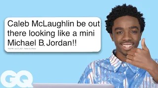 Stranger Things' Caleb McLaughlin Replies to Fans on the Internet | Actually Me | GQ