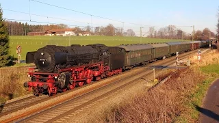 Dampfzüge rund um München im Dezember 2015