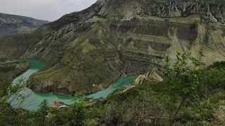 Дорога в Сулакский каньон Зубутли через Хубар