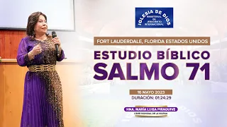 Salmo 71 (Estudio Bíblico),  Hna. María Luisa Piraquive - Fort Lauderdale,  Florida, USA - 568