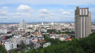 Leben in Pattaya Thailand  :  Pattaya von Oben