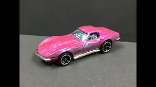 Hot Wheels 1969 Chevrolet Corvette Review & Unboxing 1:64