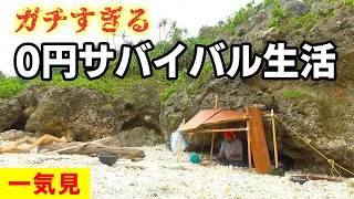 【一気見】任務付き0円サバイバル生活in宮古島