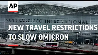 US imposes new travel restrictions to slow omicron
