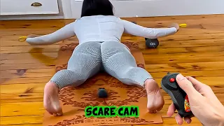 BEST SCARE CAM Priceless Reactions 2023😈#47 | Funny Videos TikTok🤣🤣 | CoCo Scare Cam |