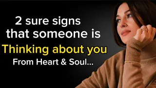 Two Sure Signs That Someone is Thinking about You...| Psychology Fact