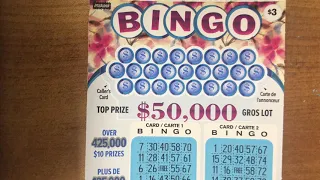 NEW BINGO OLG Scratch ticket Ontario lottery and gaming