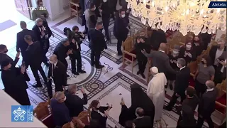 Pope Francis meets with Orthodox Archbishop of Cyprus