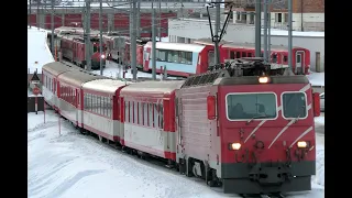 Bahnknoten Andermatt, Uri - Zugbewegungen mit MGB (FO/BVZ) Rollmaterial 2022/2023