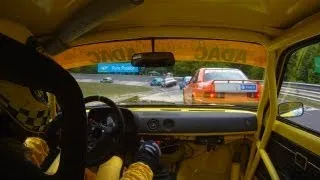 24h classic - Opel Kadett C Coupe Onboard