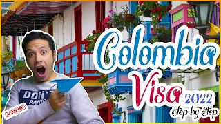 Колумбийская виза 2022 [ПРИНЯТО 100%] | Подать заявку шаг за шагом со мной (С субтитрами)