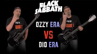 Black Sabbath - Ozzy Era VS Dio Era (Guitar Riffs Battle)
