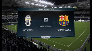 Barcelona vs Juventus || FIFA Gameplay || Leo Messi Scores