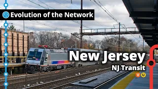 New Jersey's Commuter Rail Network Evolution