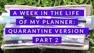 A Week in the Life of my Planner: Quarantine version - Part 2
