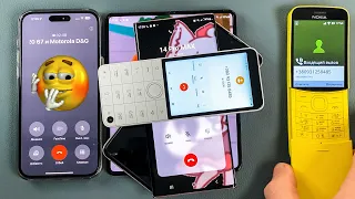 Conference Call & Who Fast Call Xiaomi Qin VS iPhone 14 PM to Z Fold, Z Flip, Note 20U & Nokia 8110