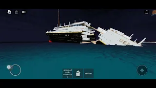 Titanic split in half and stern sinks