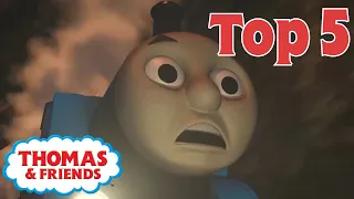 Thomas & Friends UK™ | Top 5 Crashes! | Best of Thomas Highlights | Thomas Top 5 | Kids Cartoon