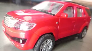 Unboxing of red toyota fortuner car #viral #toyata #unboxing #fortuner #fortunerlover #car
