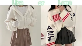 Lisa or Lena ❤️ Clothes & cute things [cute choices](would u rather)choose one #lisa#lena#lisaorlena