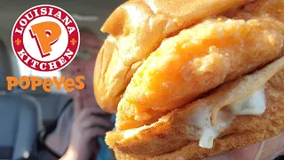 Review - Popeyes Flounder Fish Sandwich