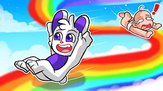 【ROBLOX】No Te Caigas Del Arcoiris 🌈【Capitan Winki Vs Rainbow Slide Obby】