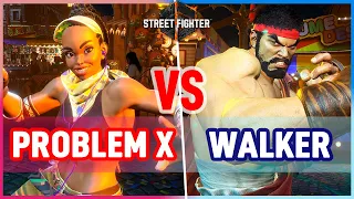 SF6 🔥 Problem X (Kimberly)  vs Ending Walker (Ryu) 🔥 Street Fighter 6