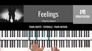 Feelings - Morris Albert (Sheet Music - Piano Solo - Piano Cover - Tutorial)