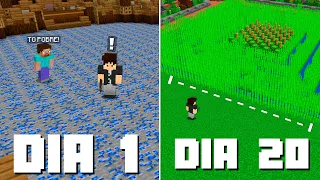 100 DIAS JOGANDO EM UM SERVIDOR DE RANKUP no MINECRAFT #01