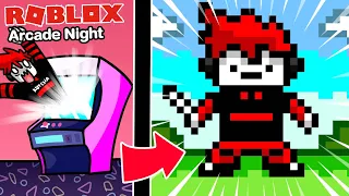 Roblox : Arcade Night (Story) 🕹️ เมื่อฉันโดนดูดเข้าไปอยู่เกมแห่งความตาย !!!