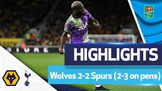 Penalty shootout DRAMA at Molineux | HIGHLIGHTS | Wolves 2-2 Spurs (2-3)