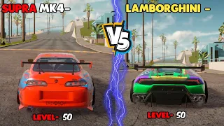 Max Lamborghini Huracan Evo 🔥 Vs Max Supra MK4 🚀 || Drive Zone Online Part - 41