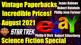 Incredible - eBay - Vintage Paperback Prices - Science Fiction Special - August 2021!
